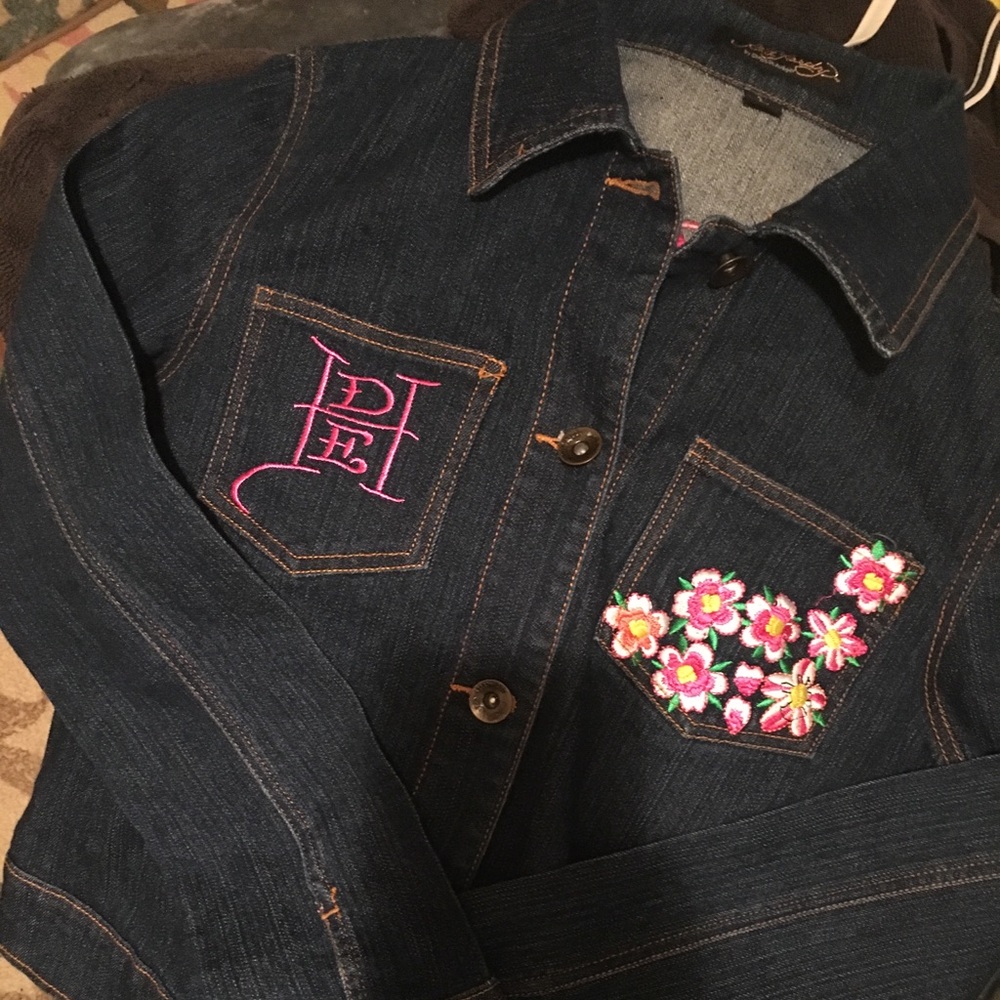 Ed Hardy Jean Jacket